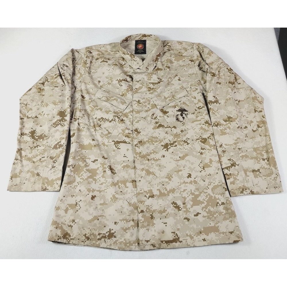 Propper Jacket Mens MT Beige Desert MARPAT Camo USMC MCCUU Military Blouse